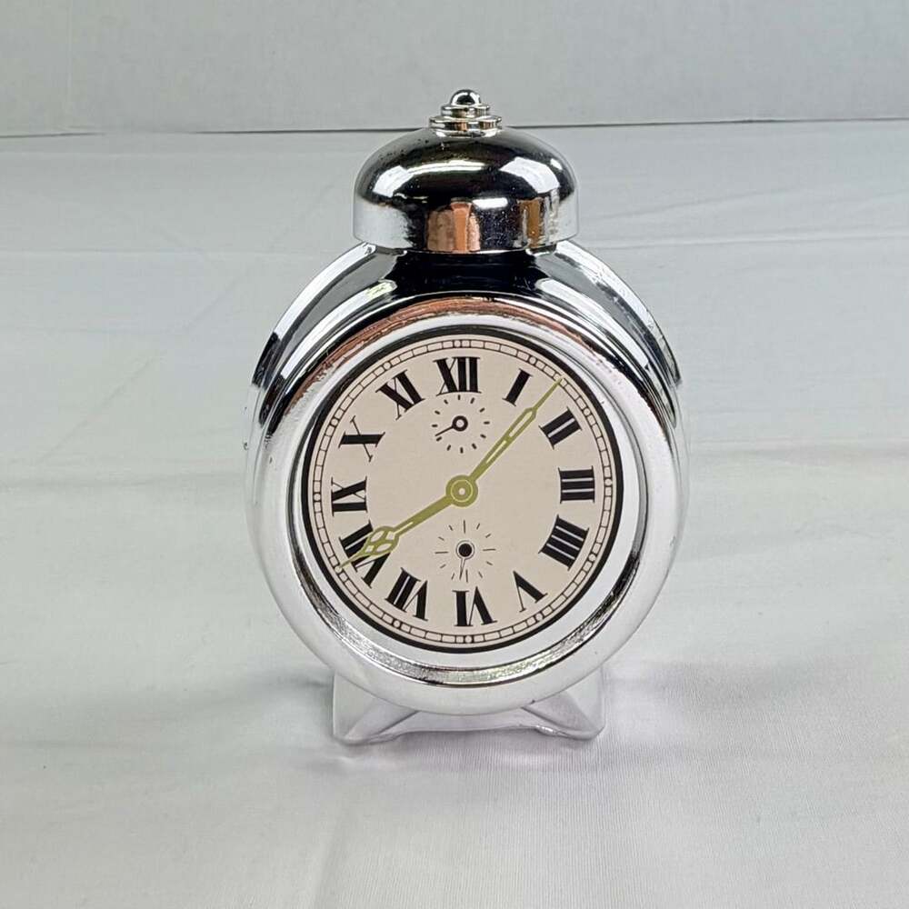Vintage Avon No Cause For Alarm Deep Woods After Shave 4 oz Alarm Clock Decanter